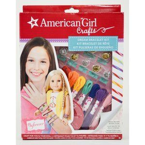 American Girl Dream Bracelet Kit Craft Set 7 Bracelets Charms & Thread Included
